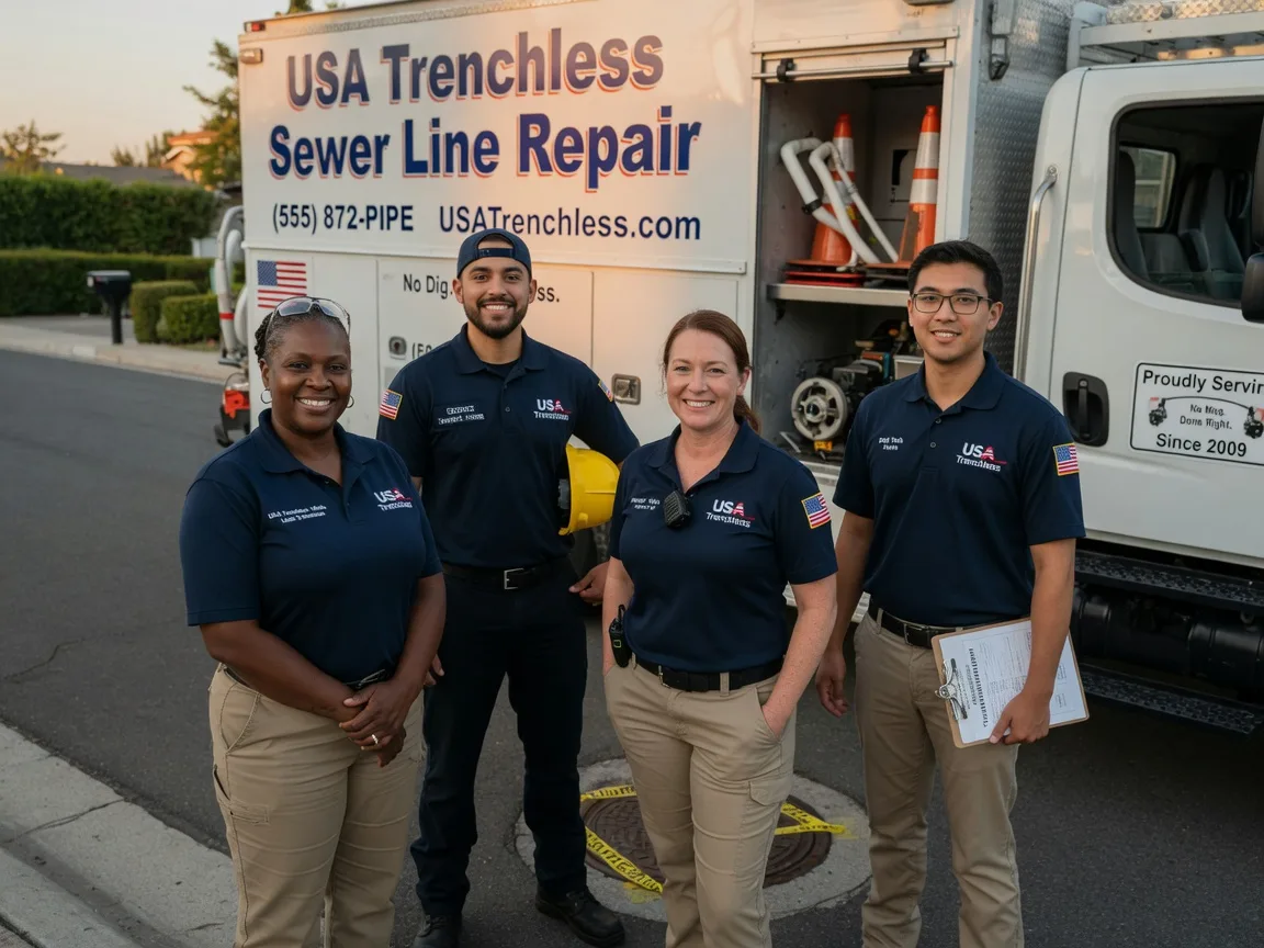 Sewer Line Repair company in Hunters, WA